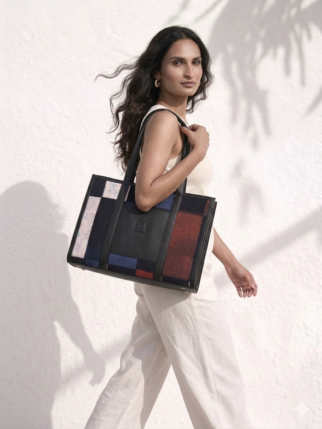 The Urban Ajrakh Tote Black